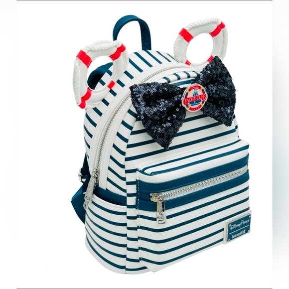 Loungefly Handbags - Disney Parks Yacht Club Resort Mickey Ears Sailing Mini Backpack Loungefly 2024